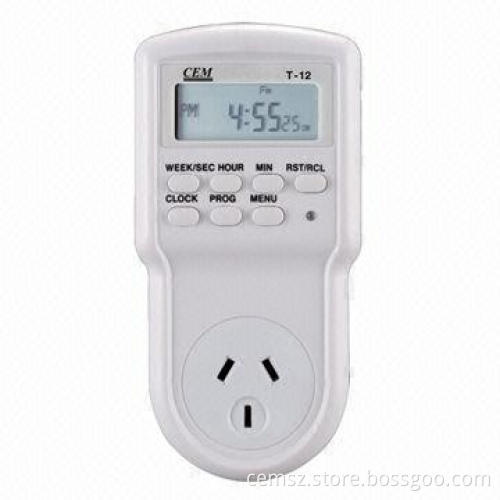 Programmable Plug-in Multi-timer with 24-Hour/7-day Operating